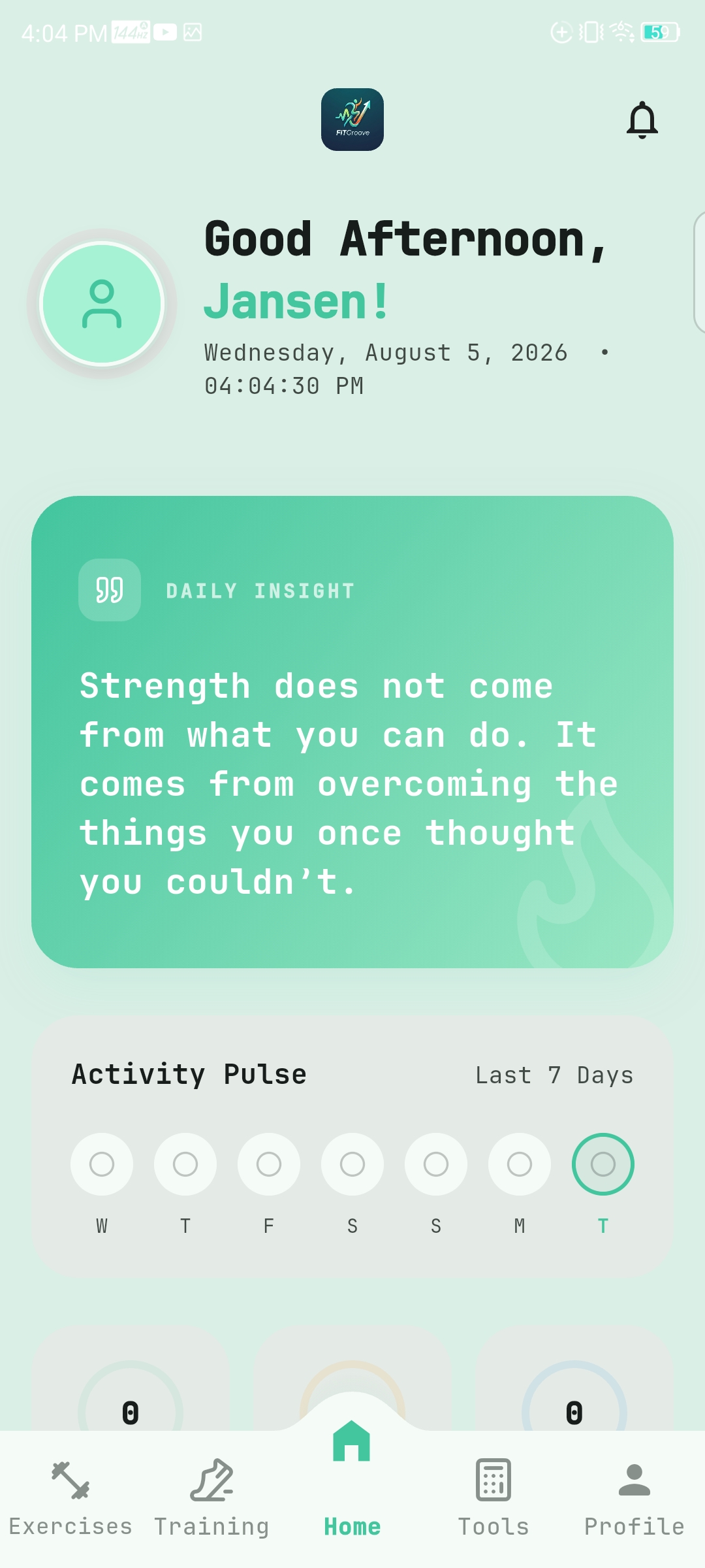 FitGroove screenshot
